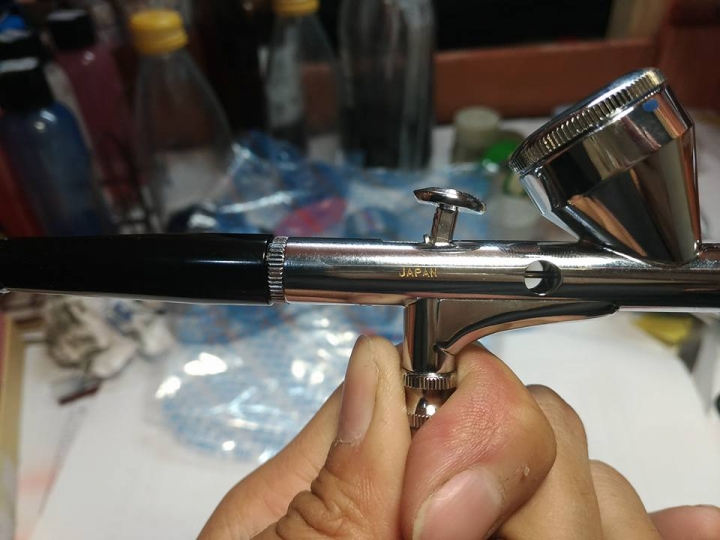 OLYMPOS MP-200C 0.23噴筆 開箱~~~~