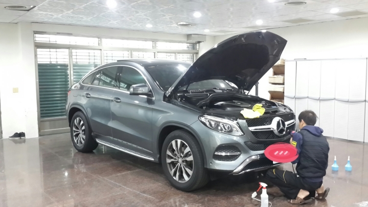 GLE COUPE 新車防護經驗分享(包膜、鍍膜、車門防撞護條)