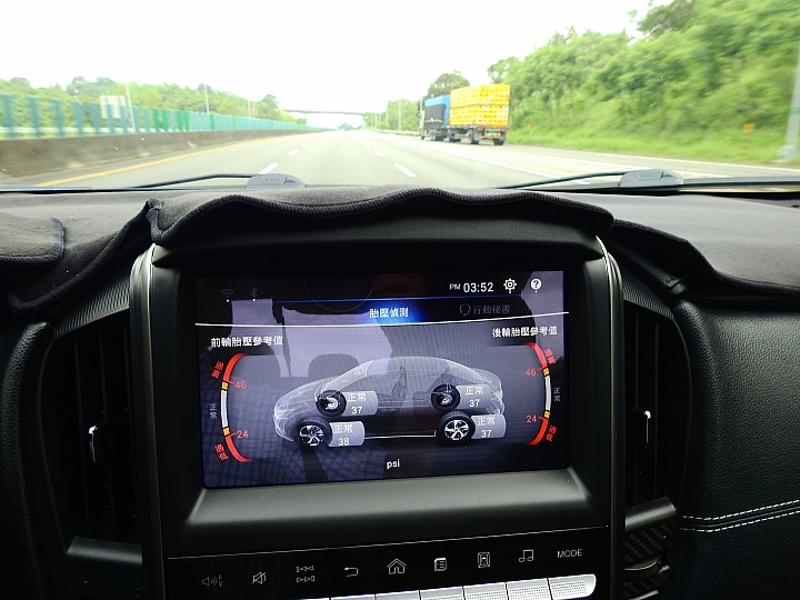 S3是Luxgen車款中唯一能顯示四輪胎壓值的車款,非常實用。