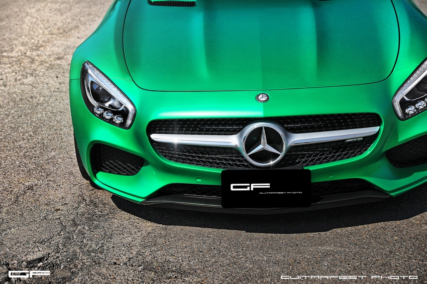 綠色惡魔 - 賓士 AMG GT 消光金屬綠 分享