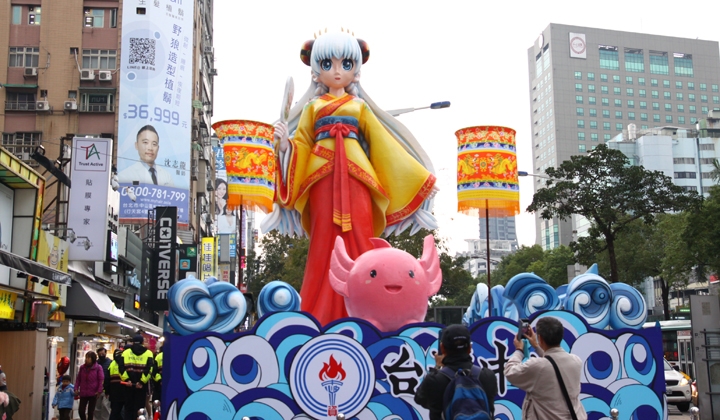 開S3小紫賞花燈,小奇雞超級卡哇伊