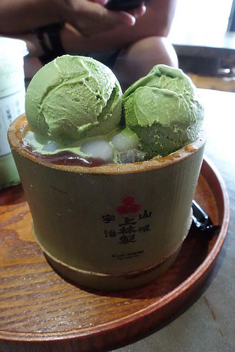 【食記】高雄新興區。三星園民合茶屋~味道濃郁的抹茶冰 但飲品略貴