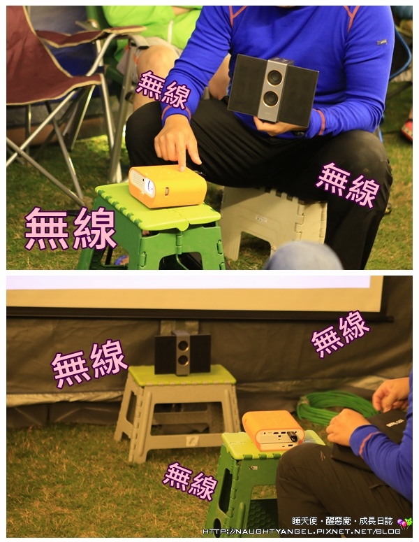 星空電影就靠它們了!露營的好伙伴~【BenQ GS1 LED露營機+BenQ treVolo S 靜電藍牙喇叭】