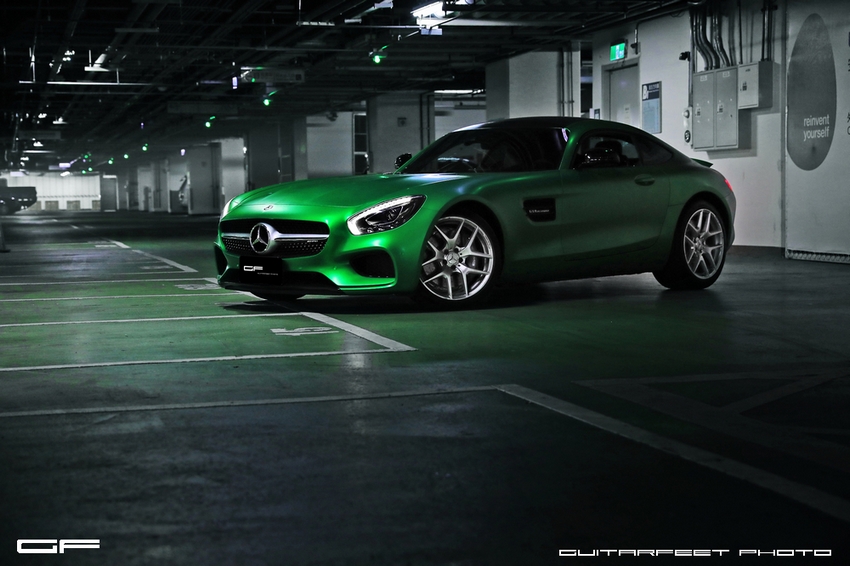 綠色惡魔 - 賓士 AMG GT 消光金屬綠 分享