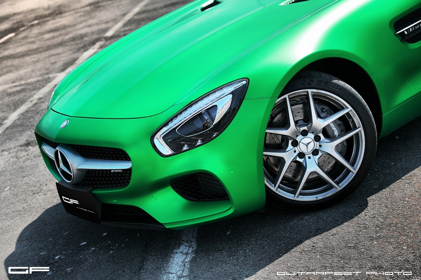 綠色惡魔 - 賓士 AMG GT 消光金屬綠 分享