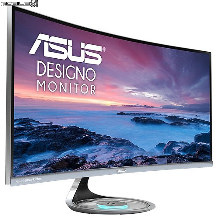 無線充電功能導入 華碩ASUS Designo Curved MX34VQ 34吋曲面顯示器上市