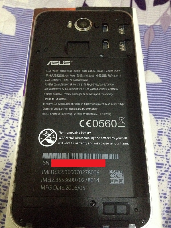 社會在走,電力要有! ZenFone Max (3G/32G) 簡易開箱