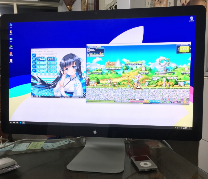 經典桌機 MacPro 2010 Windows 安裝在 PCIe SSD 飆速1344MB/S