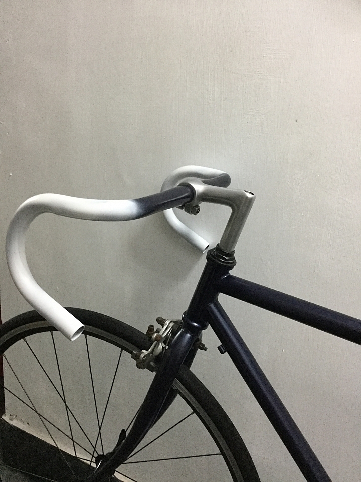 老鋼管單車重漆改裝