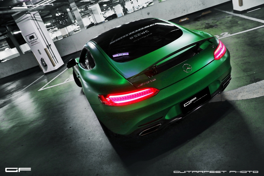 綠色惡魔 - 賓士 AMG GT 消光金屬綠 分享