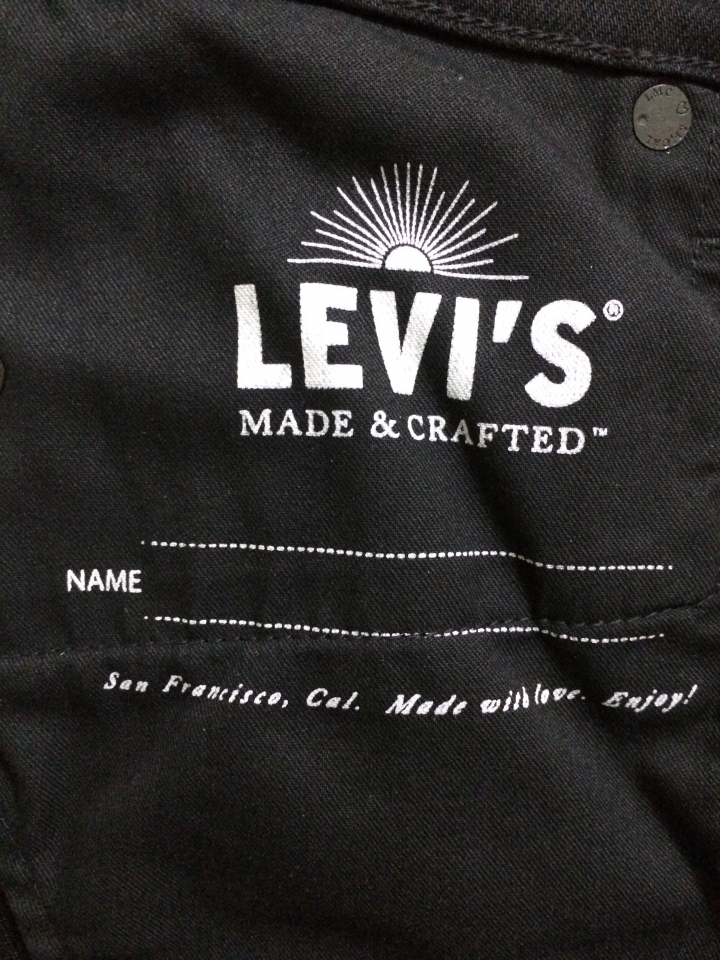 Levi's Made & Crafted NEEDLE NARROW JEANS 不專業&簡單開箱