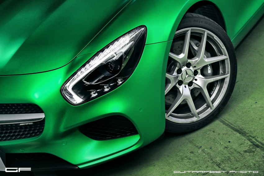 綠色惡魔 - 賓士 AMG GT 消光金屬綠 分享