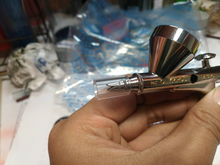 OLYMPOS MP-200C 0.23噴筆 開箱~~~~