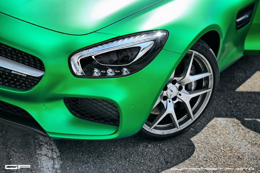 綠色惡魔 - 賓士 AMG GT 消光金屬綠 分享