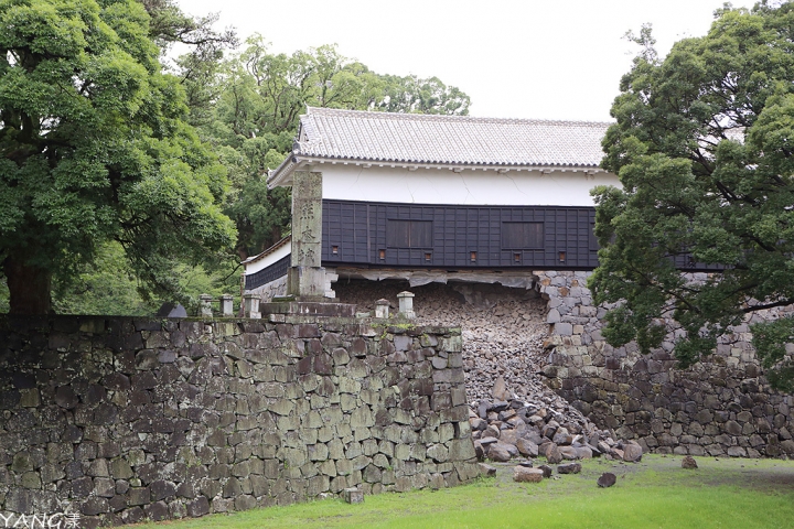 【熊本】震災後的熊本城,期待早日重振「熊」風