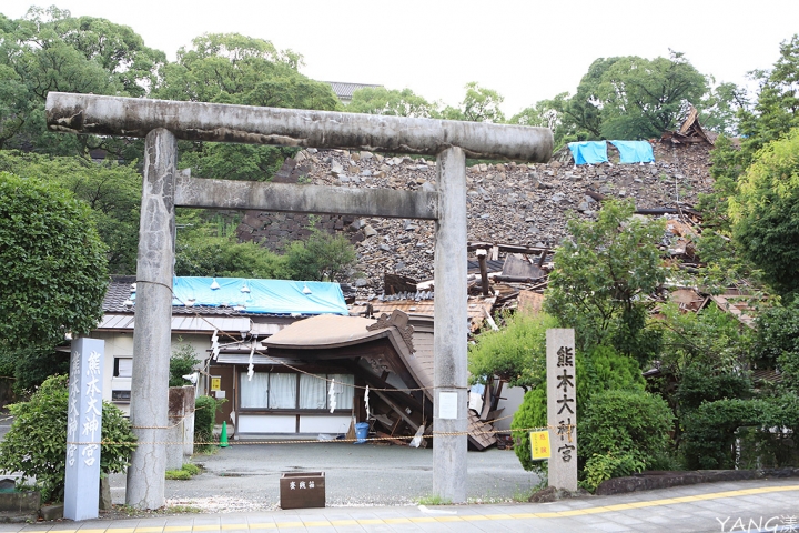 【熊本】震災後的熊本城,期待早日重振「熊」風