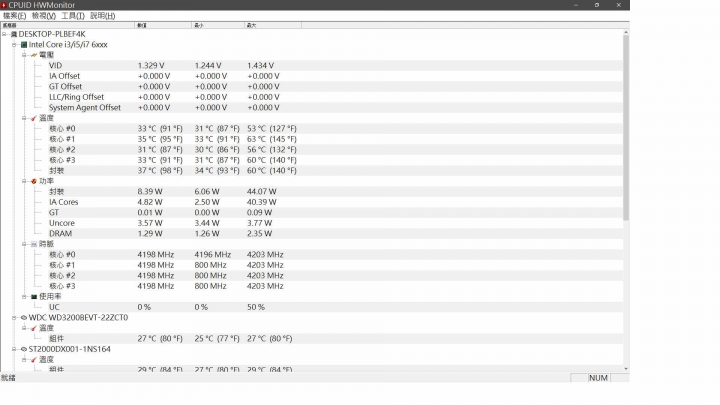 CPU莫名的降頻(已解決)