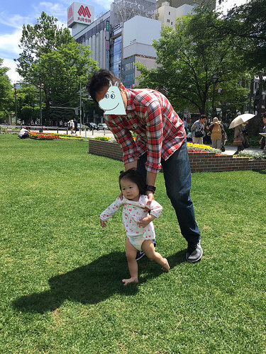 【2016北海道親子行】札幌市區景點。大通公園&札幌電視塔~溜小孩最佳去處