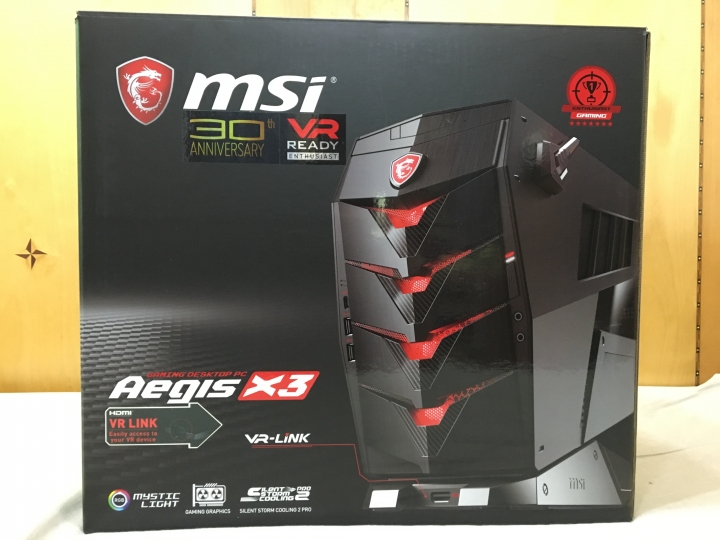微星 MSI Aegis X3 不專業開箱評測文