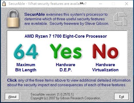 Ryzen 1700 Hyper-v 問題