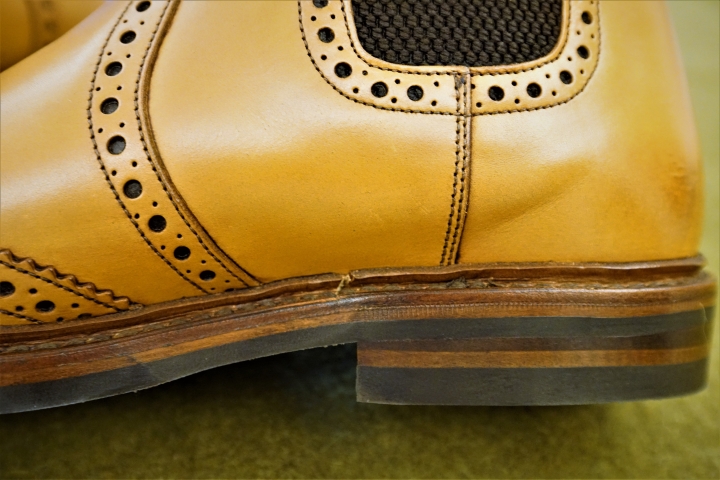 英系手工鞋 Loake Thirsk rubber-soled brogue Chelsea boot 初體驗....