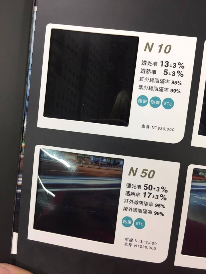 Nan Ya ice cool A9 隔熱紙開箱文