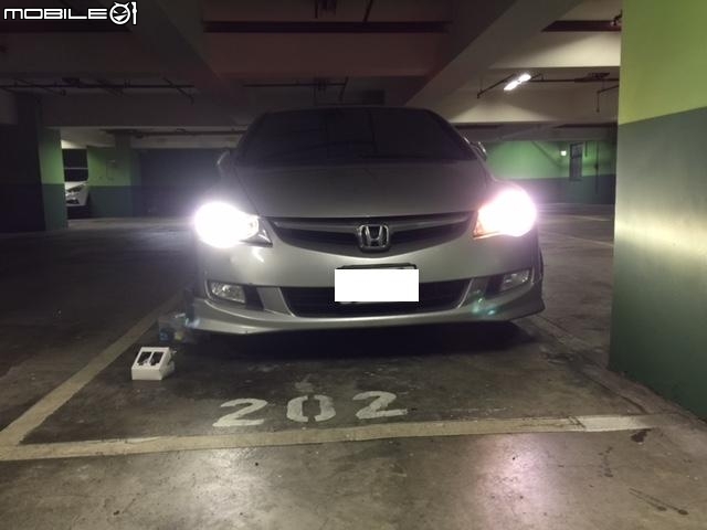 CIVIC 8 HID 大燈更換DIY