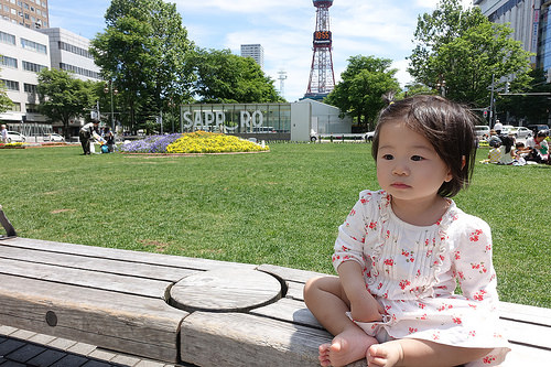 【2016北海道親子行】札幌市區景點。大通公園&札幌電視塔~溜小孩最佳去處