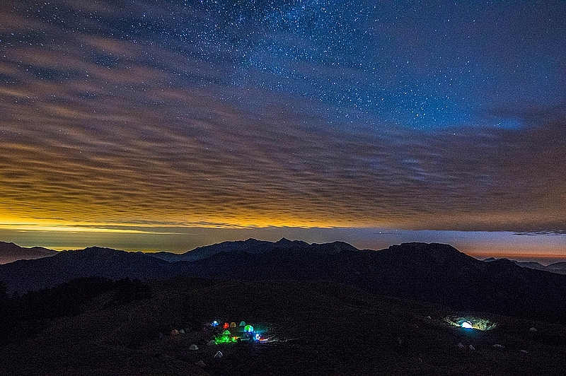 合歡山之銀河、星空、日出、夕陽一次滿足