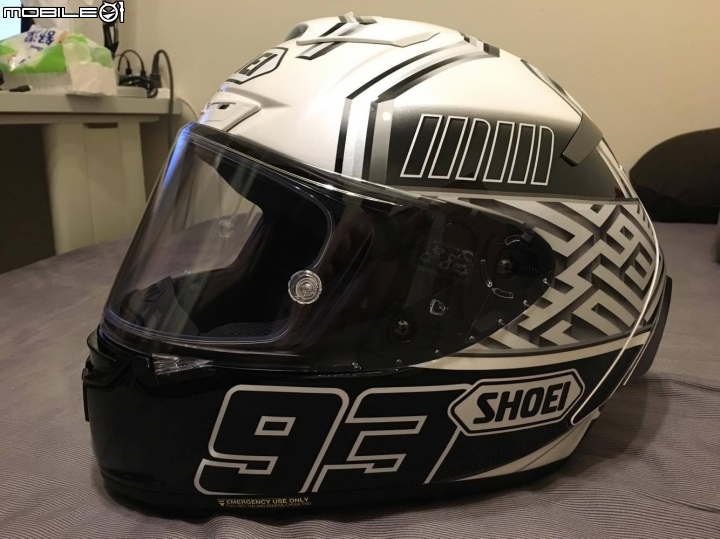 SHOEI X-14 Marquez4 TC6 白螞蟻