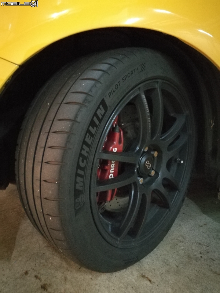 米其林 Pilot Sport 4 磨耗測試 ( 34,992公里,下課 )