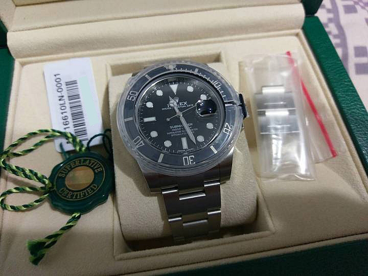 開箱第三發! 勞力士 Rolex 116610LN!