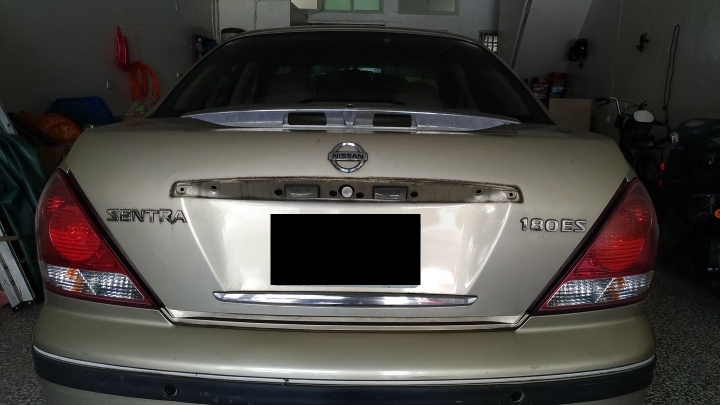 2004 Sentra M1 前後行車紀錄器 DIY 安裝 (後鏡頭、攝影)