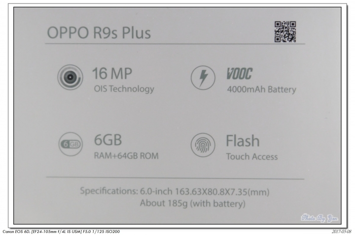 清晰的小視界 OPPO R9s Plus 開箱暨近一個月使用心得