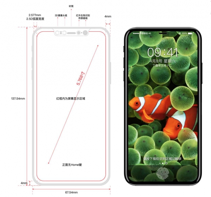 第一組" iPhone 8 " 樣板機實照流出!