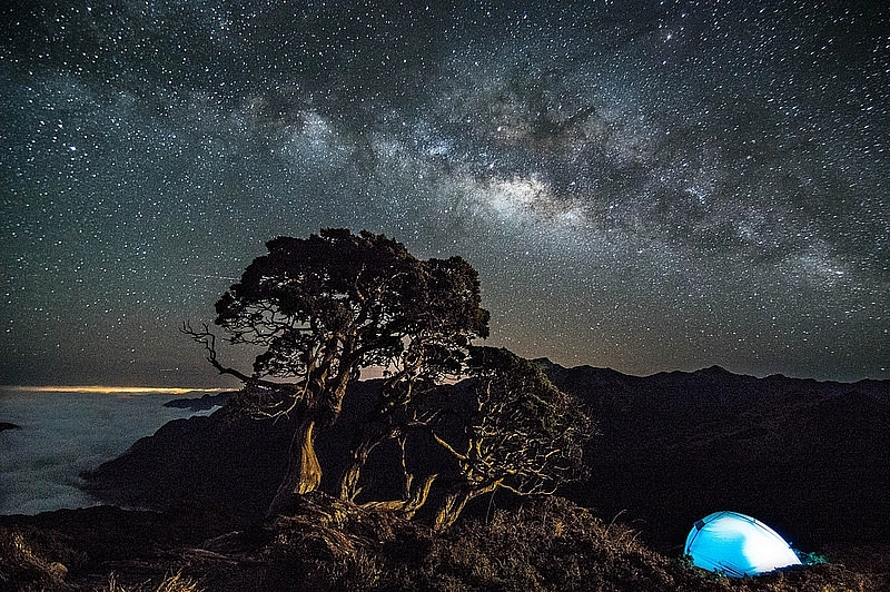 合歡山之銀河、星空、日出、夕陽一次滿足