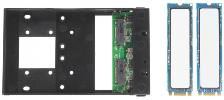 HU315N USB 3.1 Gen.2 Type-C轉雙M.2 SATA3外接盒簡測
