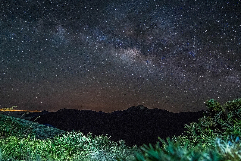 合歡山之銀河、星空、日出、夕陽一次滿足