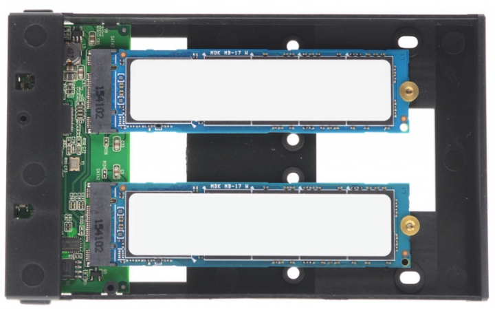 HU315N USB 3.1 Gen.2 Type-C轉雙M.2 SATA3外接盒簡測