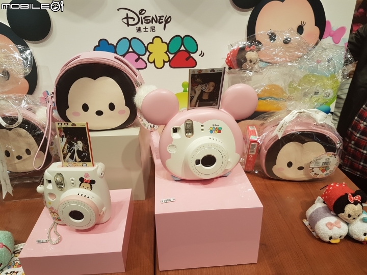 全球首發 上海迪士尼商店獨賣 限量款 富士TSUM TSUM米奇造型拍立得相機