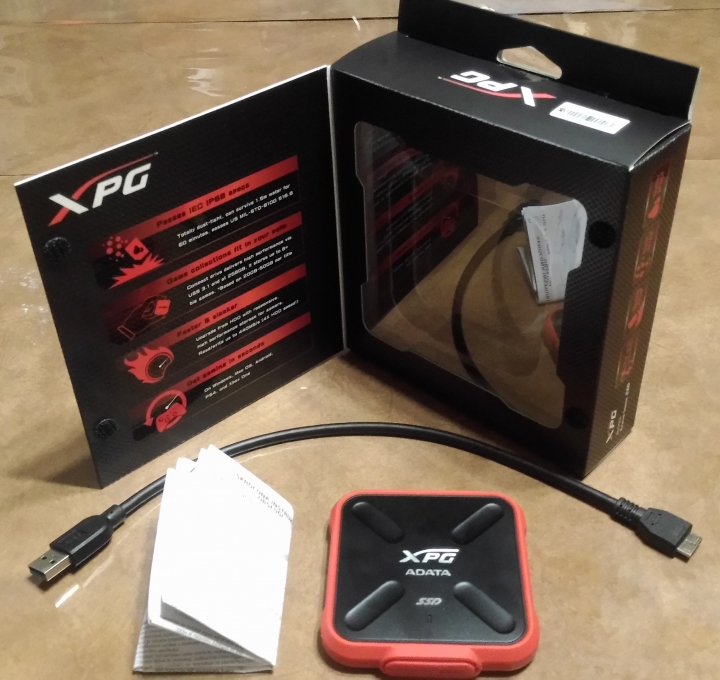 威剛ADATA進軍電競品牌XPG SD700X外接固態硬碟開箱