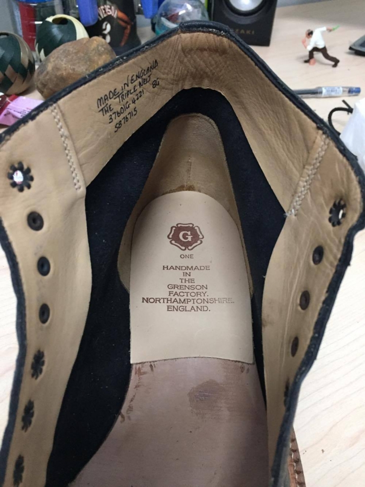 Grenson triple welt lace to toe 開箱+誠心徵求搭配建議