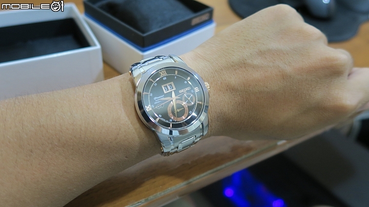 SeiKo Premier 人動電能萬年曆 黑底玫瑰金 SNP136J1 開箱