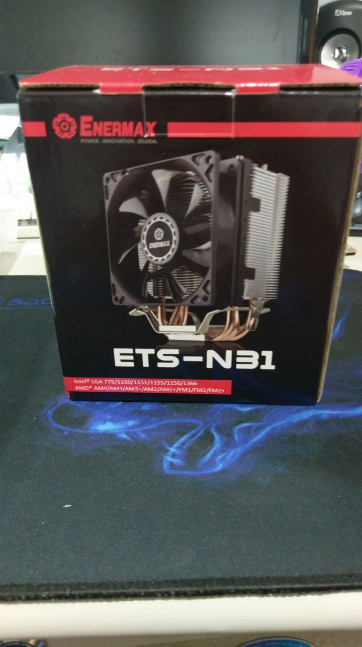 <開箱>Enermax ETS-N31側吹塔式CPU空冷散熱器~~
