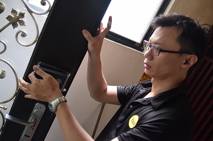 開箱 分享 便利的密碼電子鎖 GATEMAN 指紋密碼電子鎖 之 WK-20卡片密碼電子鎖