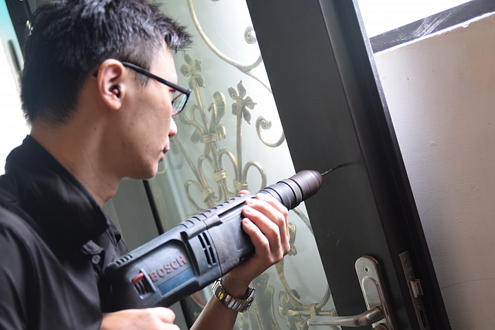 開箱 分享 便利的密碼電子鎖 GATEMAN 指紋密碼電子鎖 之 WK-20卡片密碼電子鎖