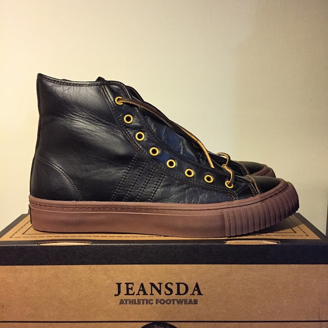 JEANSDA 茶芯馬皮硫化球鞋