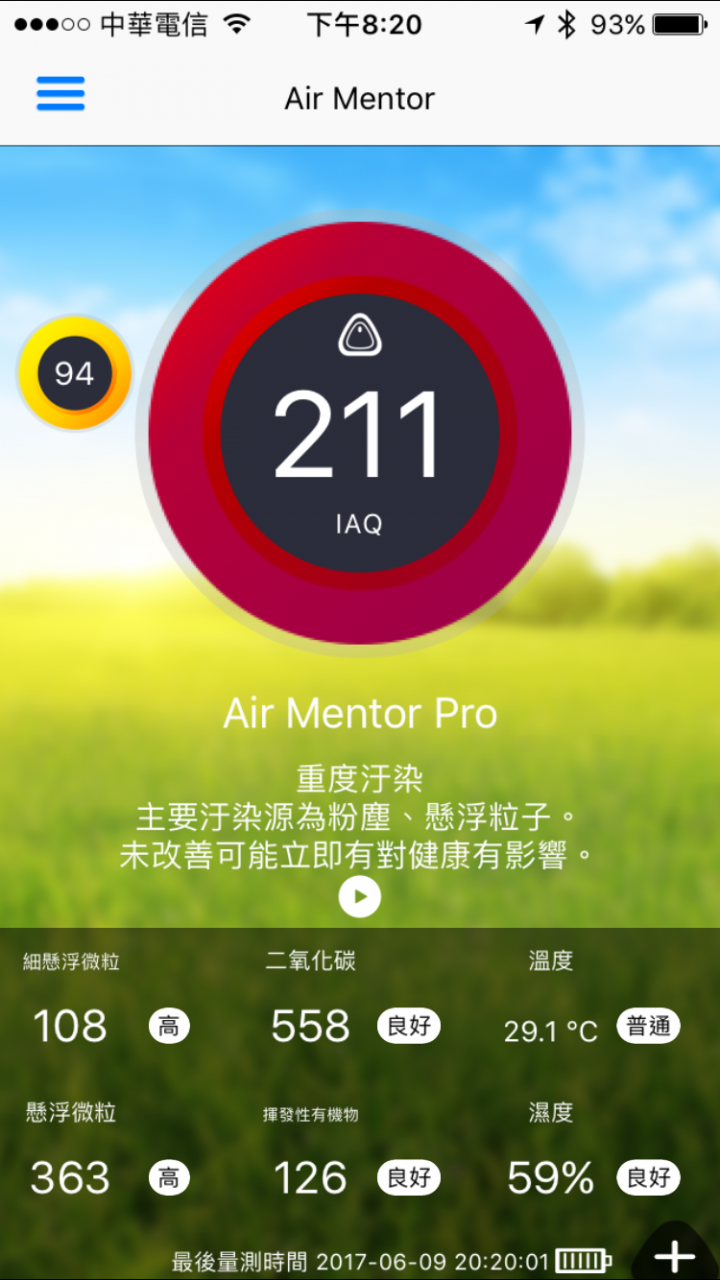 Air mentor氣質寶-空氣品質監測器(空氣清淨機的迷思)
