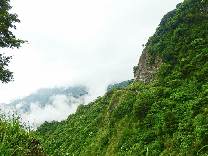 Nikon P900記錄大雨後的阿里山公路