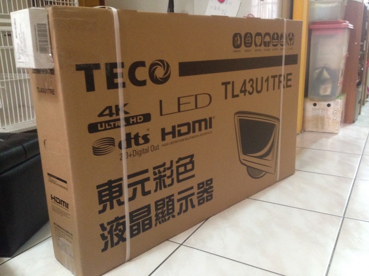 誠實開箱 43吋 東元 4K Smart 液晶顯示器 TL43U1TRE